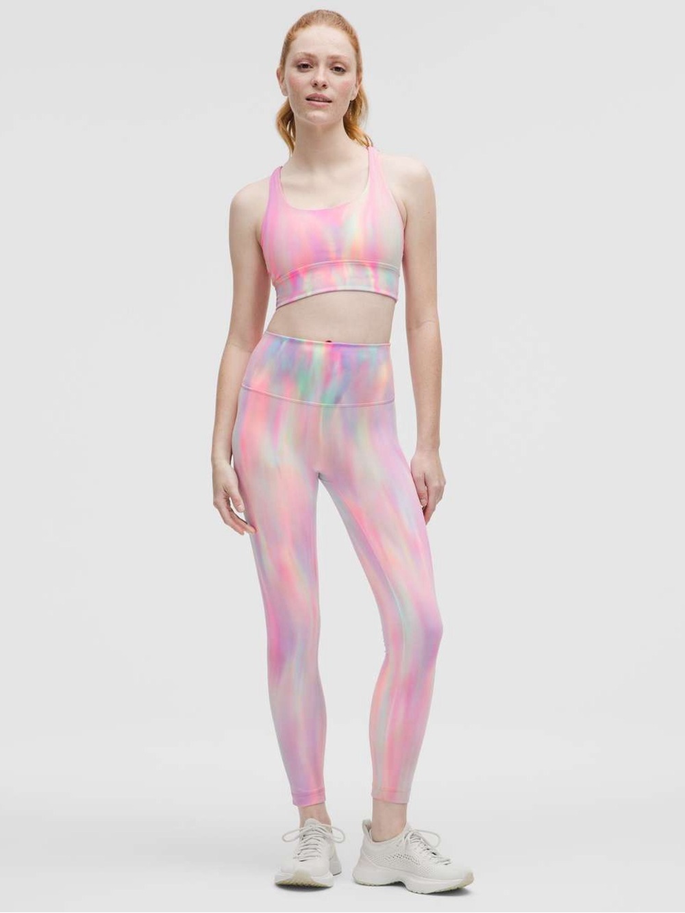 Lululemon Wunder Train High-Rise Tight 25" - Psychedelic Wash Multi - Size 12